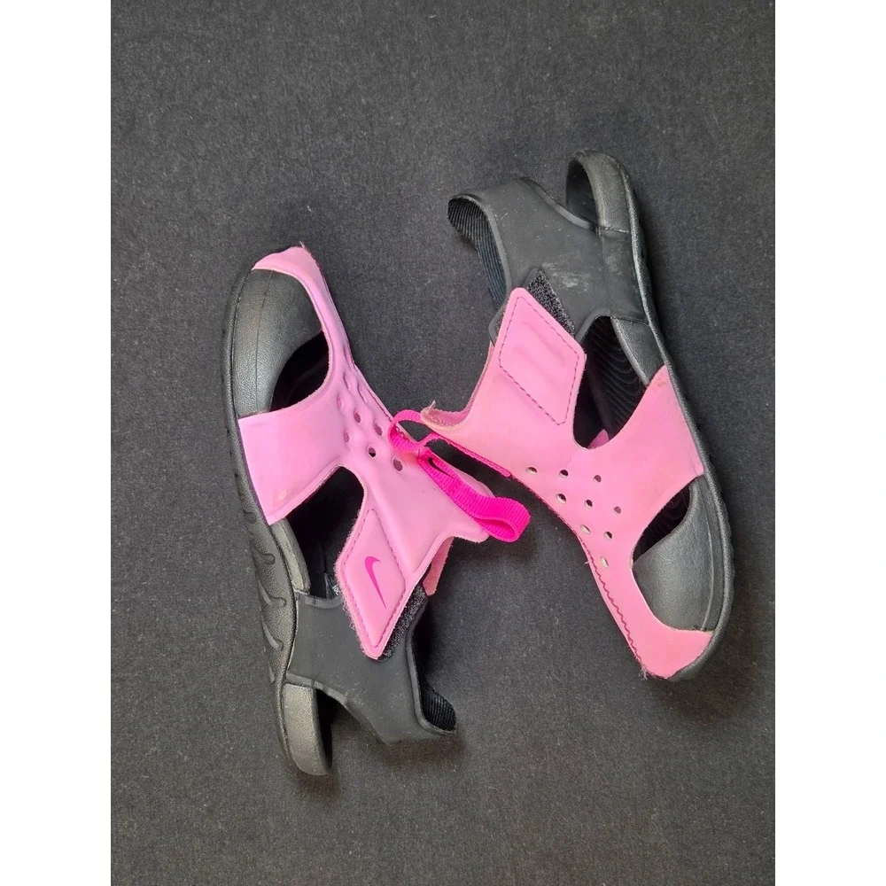 Nike Sunray Adjust 5 V2 Pink Black‎ Kids Water Sandals DB9562-600 Size 10C